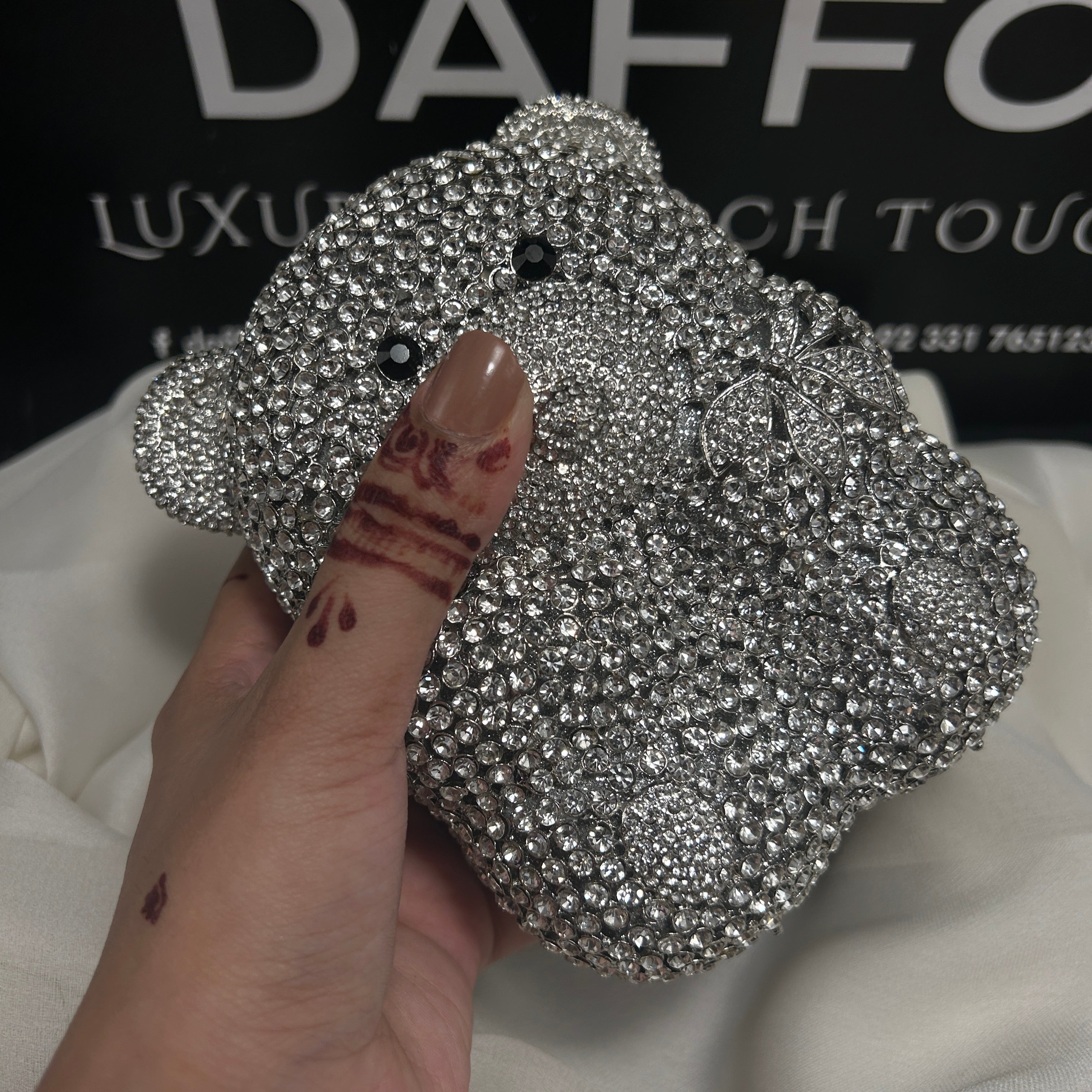 Rhinestone ladies clutch 