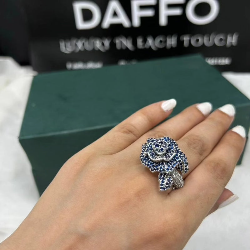 3D Floral Ring