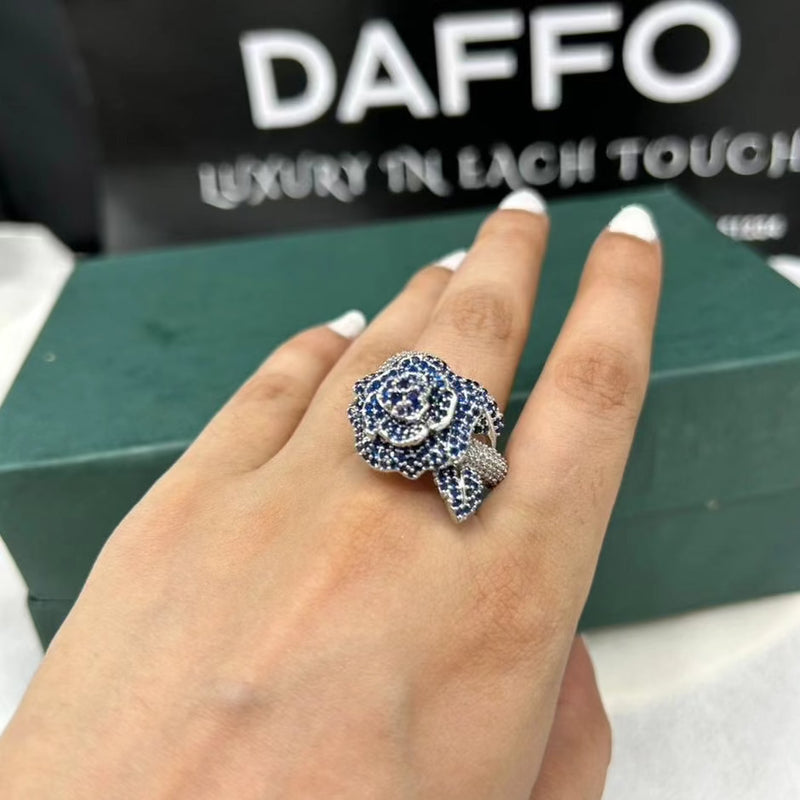 3D Floral Ring