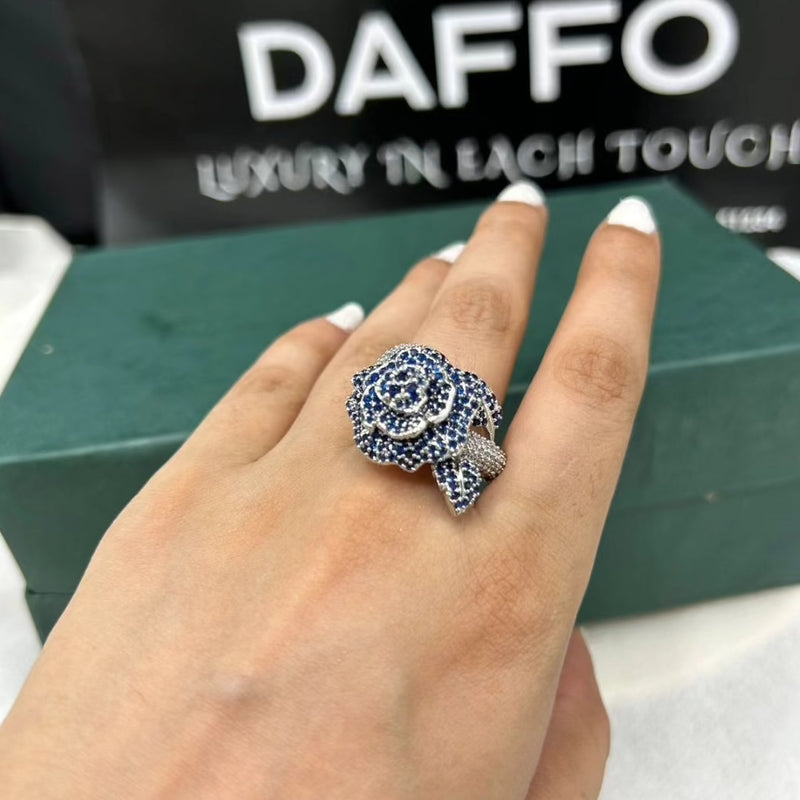 3D Floral Ring