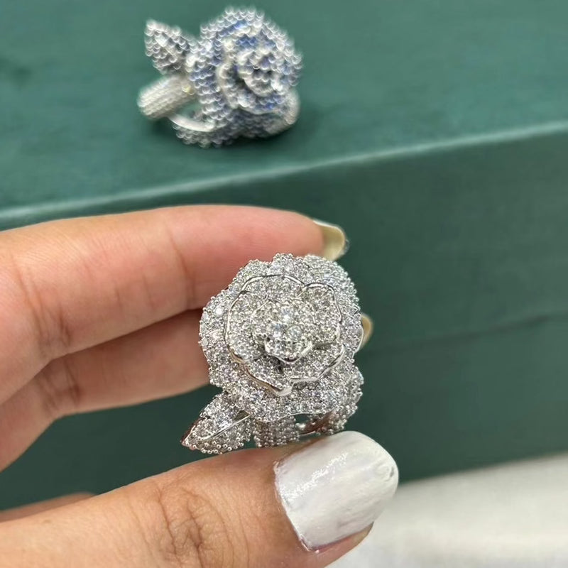 3d floral ring