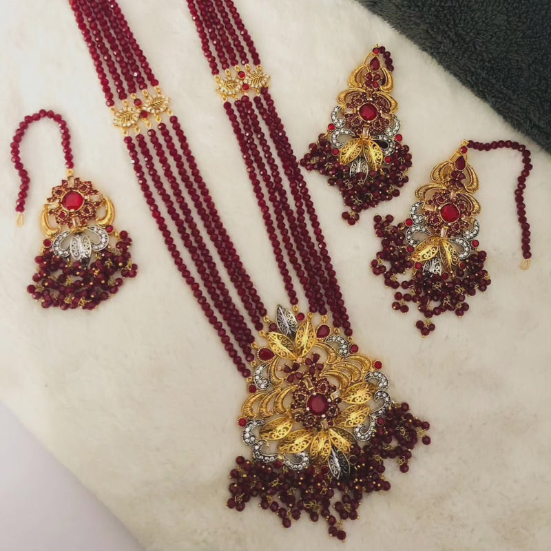 Daffo Gold plated Maala set