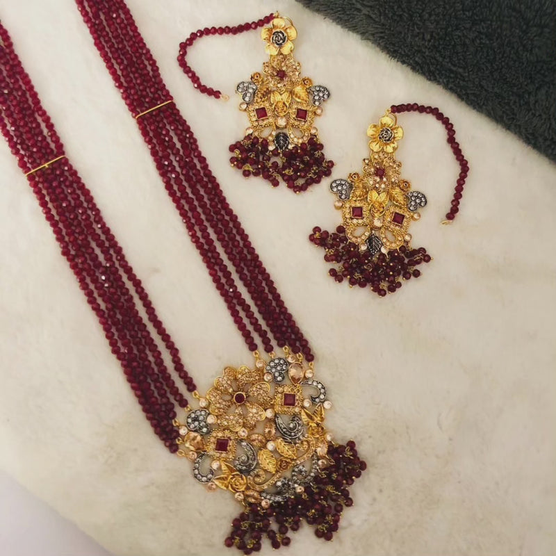 Daffo Gold plated Maala set