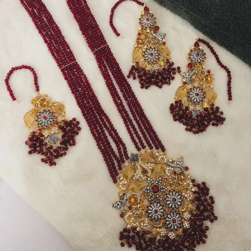 Daffo Gold plated Maala set