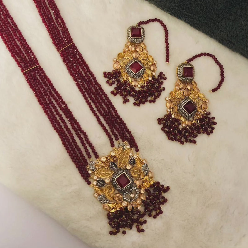 Daffo Gold plated Maala set