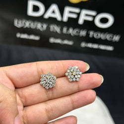 Daffo diamond cut studs