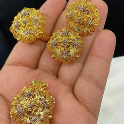 RP gold plated floral (3-in-1) sets