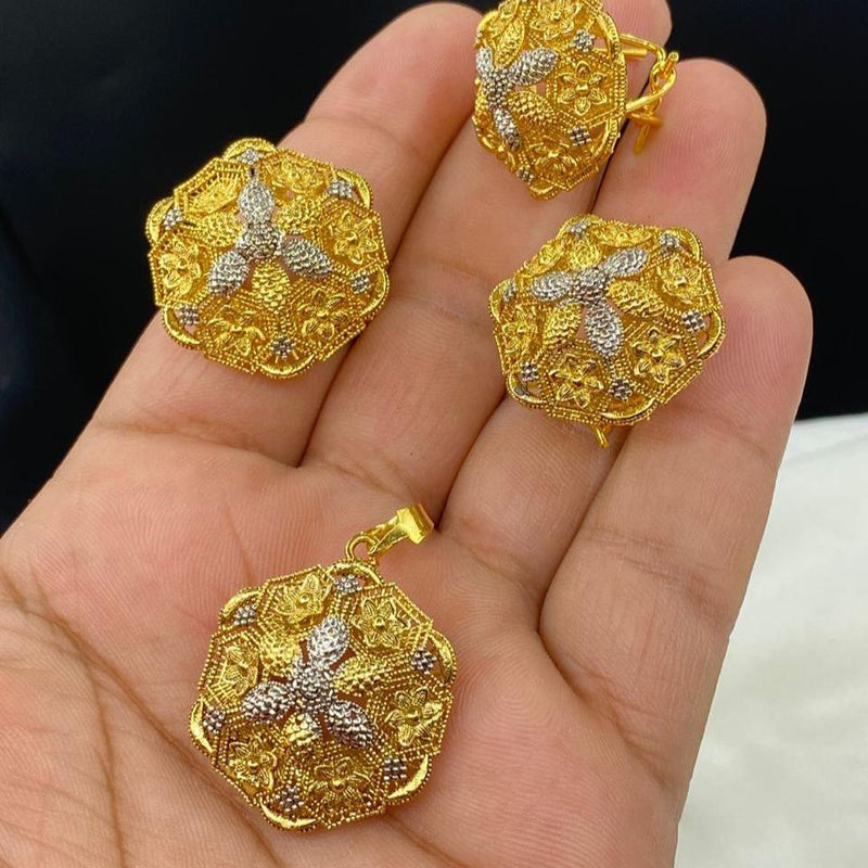 RP gold plated floral (3-in-1) sets