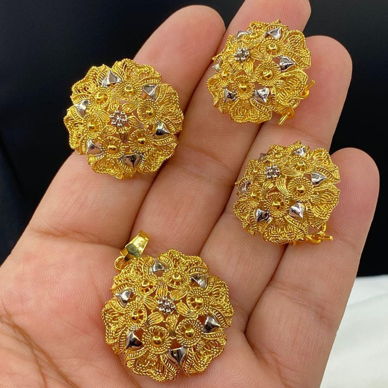 RP gold plated floral (3-in-1) sets