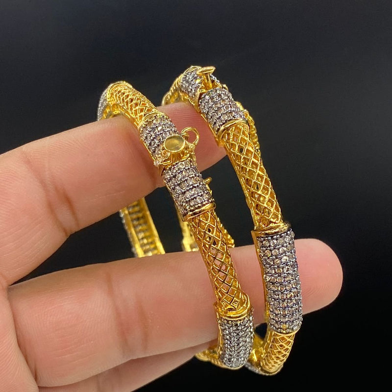 RP Gold plated openable bangles (pair)