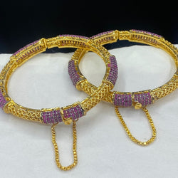 RP Gold plated openable bangles (pair)