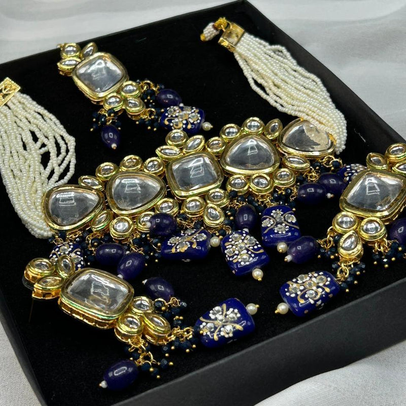 Original kundan double sided Bridal set