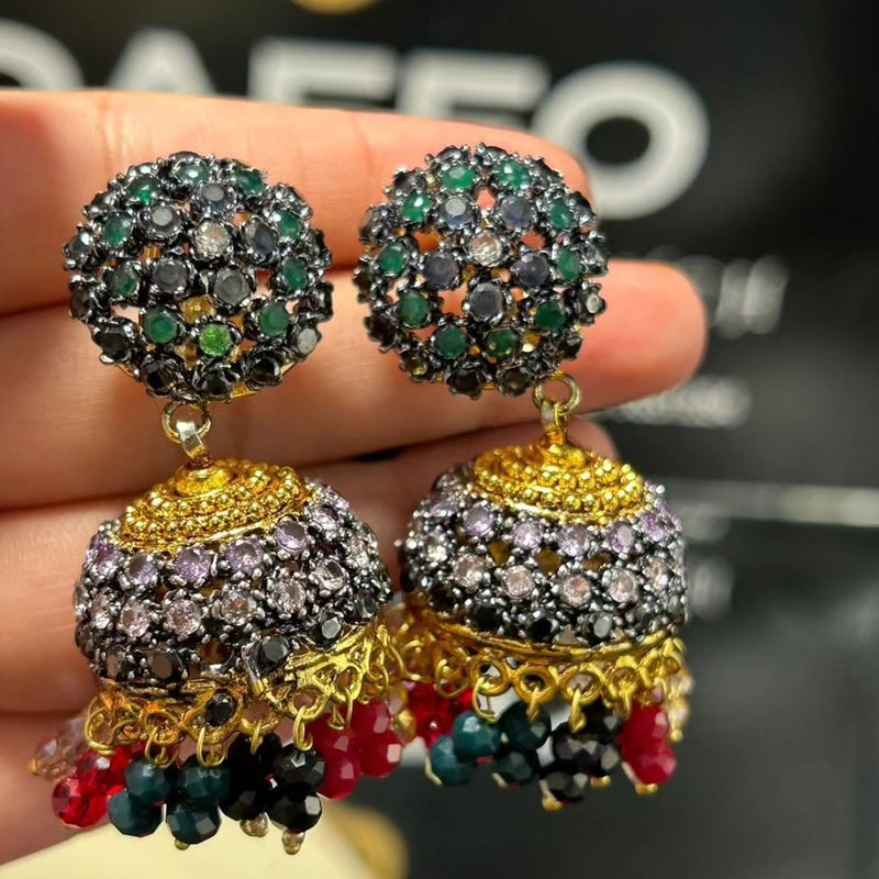 Daffo goldplated Zirconic jhumki