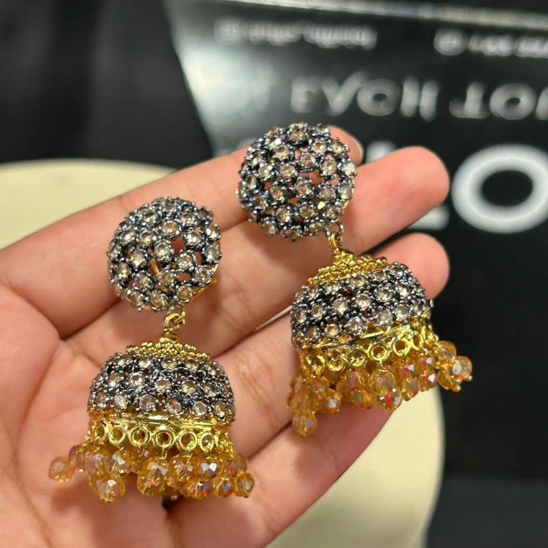 Daffo goldplated Zirconic jhumki