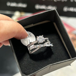 Diamond cut ring