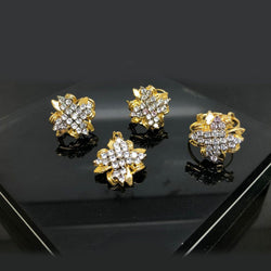 Diamond cut RP goldplated combo set