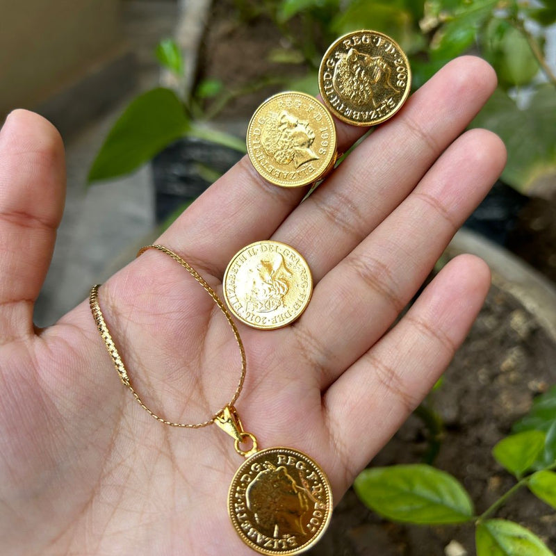 Gold coin combo set