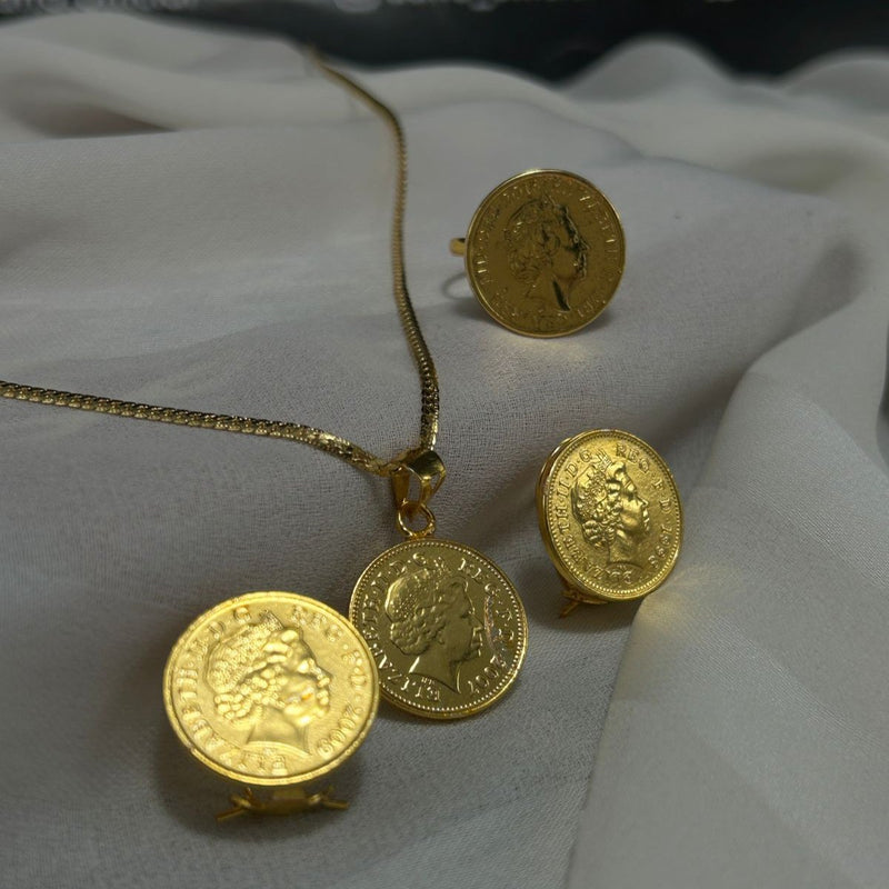 Gold coin combo set