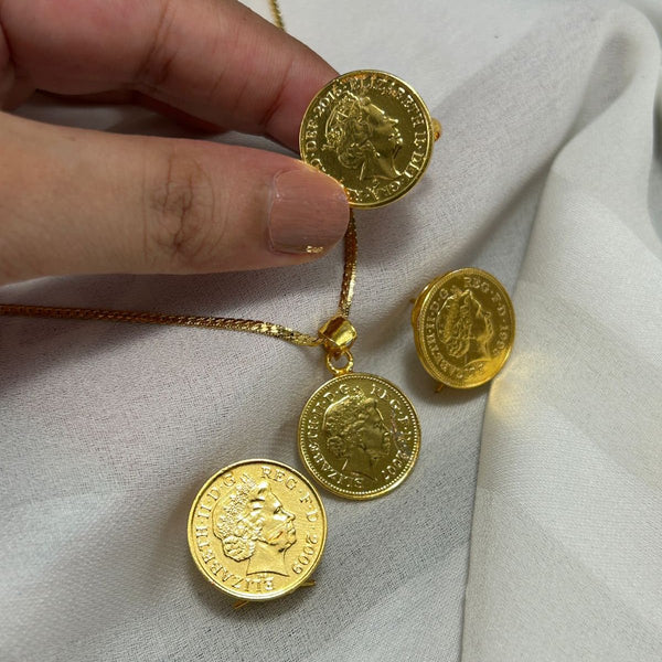 Gold coin combo set