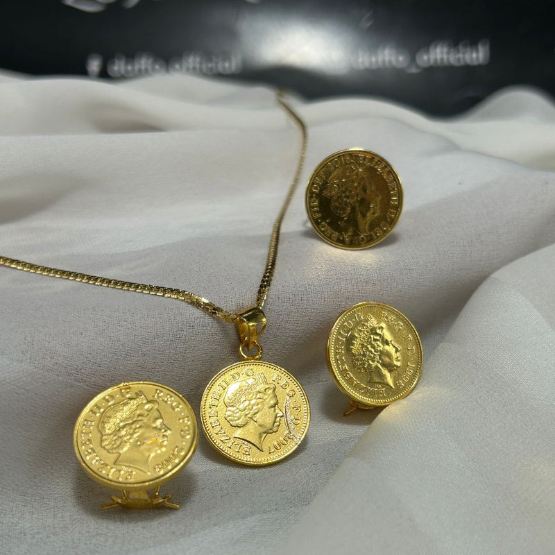 Gold coin combo set