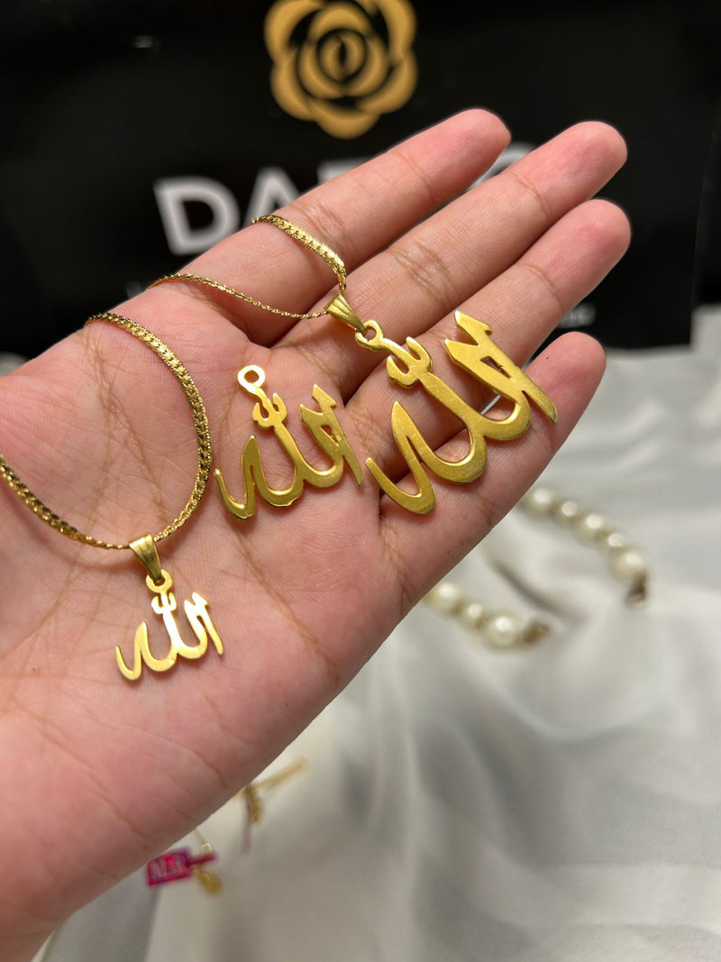 DAFFO GOLDPLATED Allah Lockets