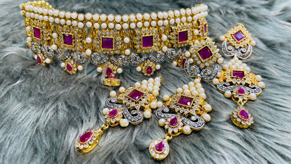 PEARL BRIDAL CHOKAR SET