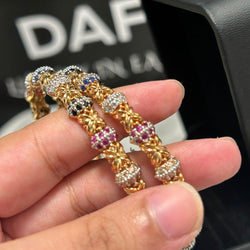 DAFFO ZIRCONIC BANGLES (PAIR)