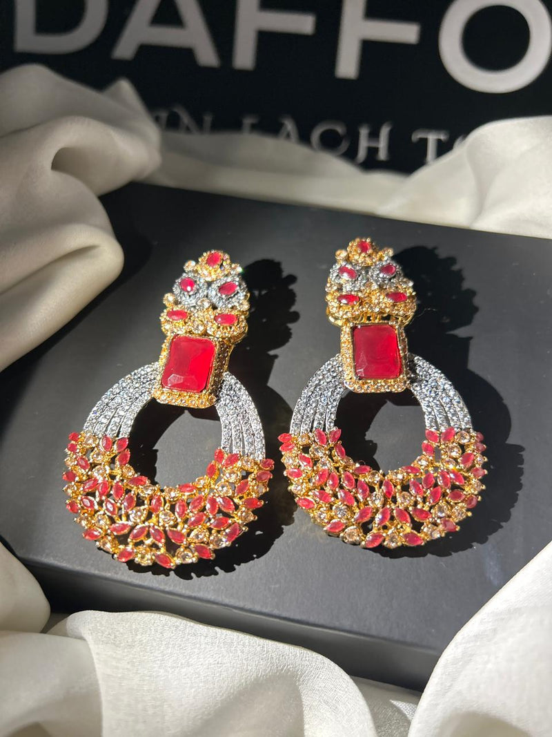 Diamond cut earrings