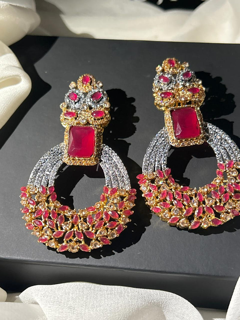 Diamond cut earrings