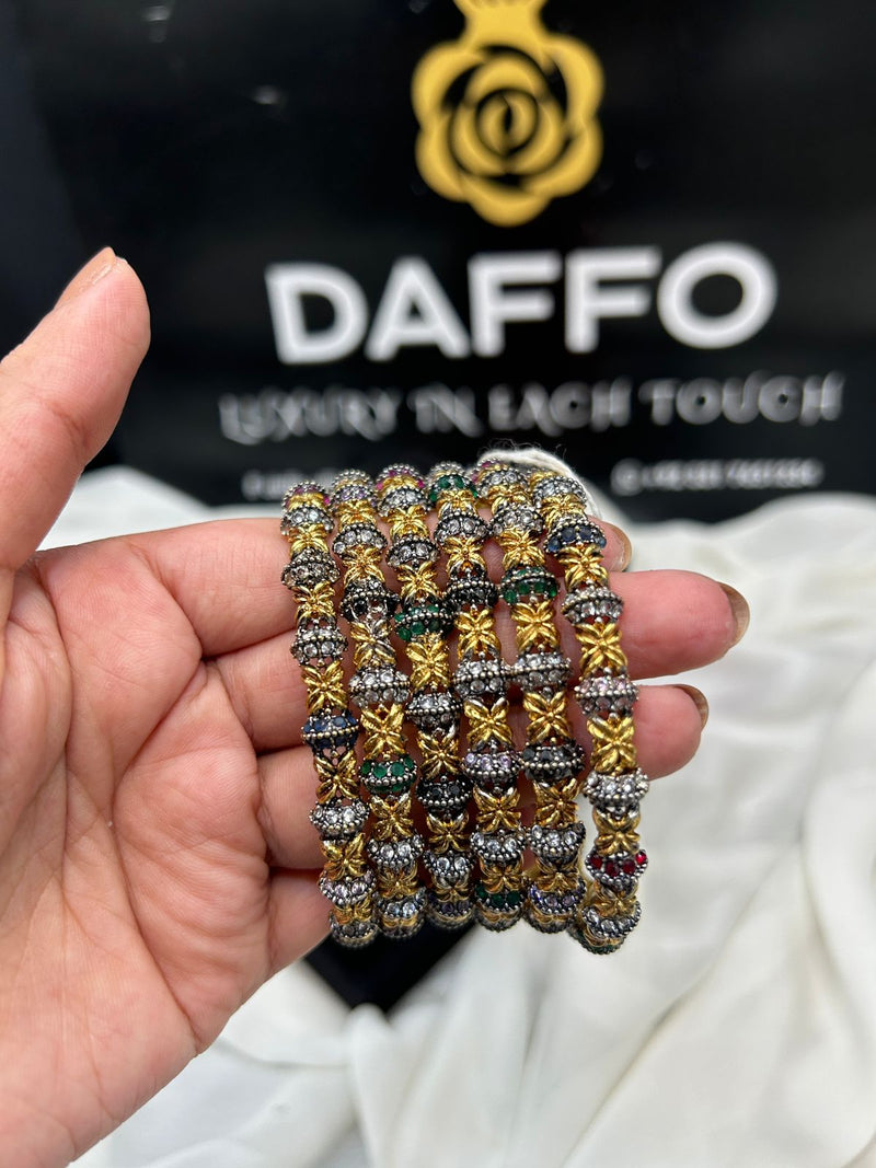 DAFFO ZIRCONIC BANGLES (PAIR)