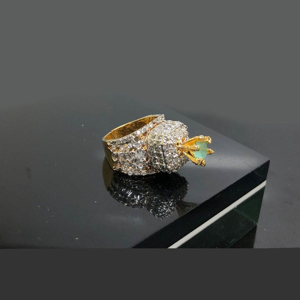 Exquisite gold plated ADJUSTABLE ring