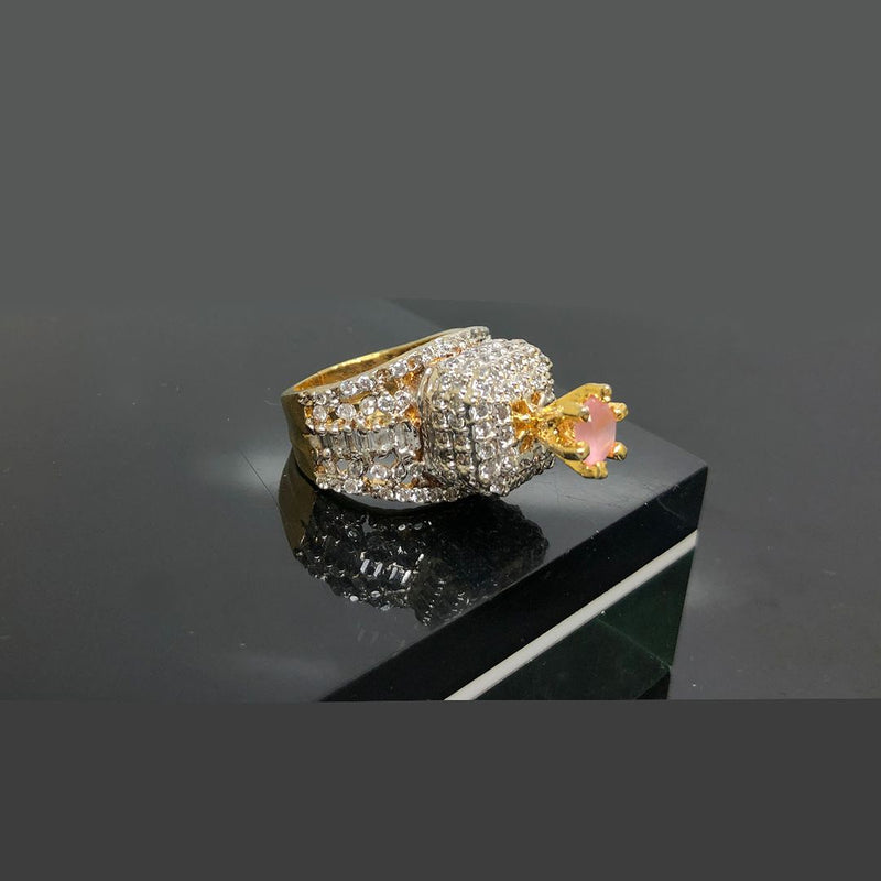 Exquisite gold plated ADJUSTABLE ring