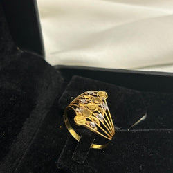 DAFFO Gold Sway rings