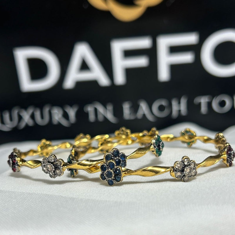 Daffo Flora Twirl bangles