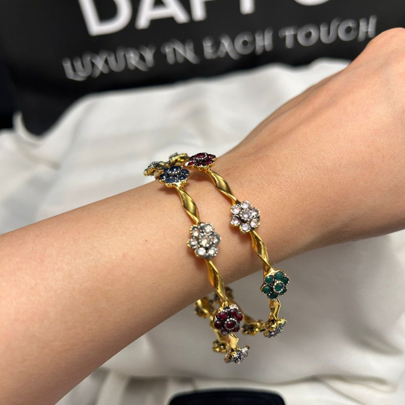 Daffo Flora Twirl bangles