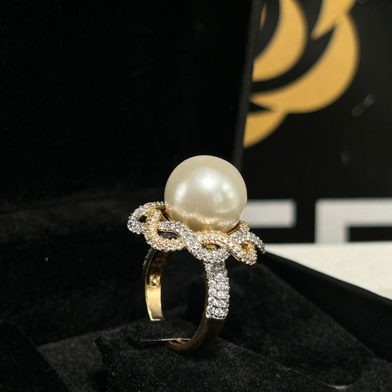 DAFFO ONE CARAT FLORAL RING (ADJUSTABLE)